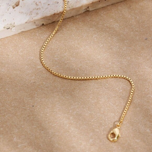 Gold Bracelets for Women Trendy, 14K Real Gold Plated Dainty Stackable Pearl Sna - Picture 6 of 7